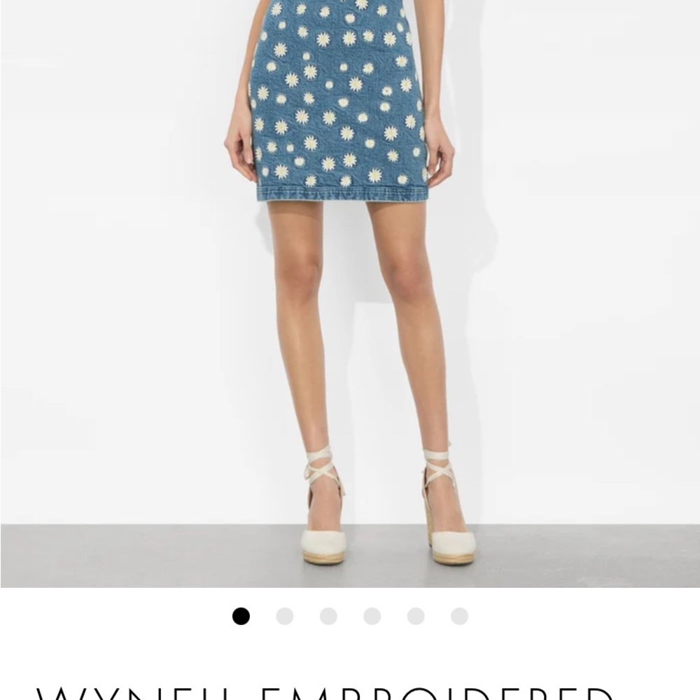 Alice + Olivia Blue Floral Mini Dress - Picture 2 of 5